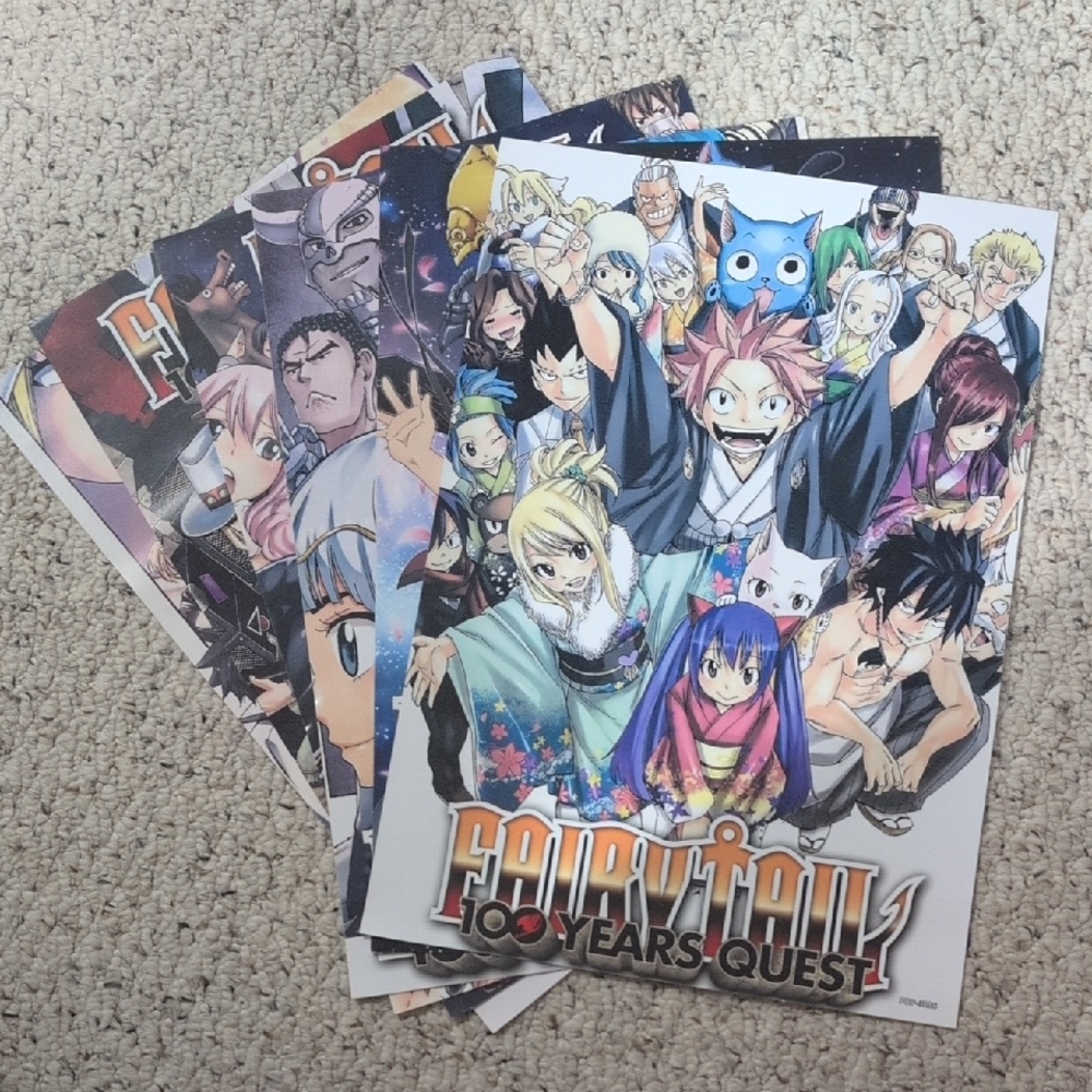 Fairy Tail 100 Years Quest Poster Bundle